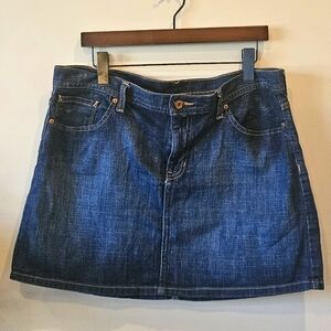 Gap Denim Mini Skirt, Size 12
